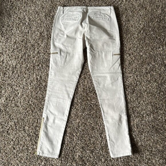 Michael Kors 4 Tan Skinny Jeans with Zipper Embellishments - Picture 9 of 12